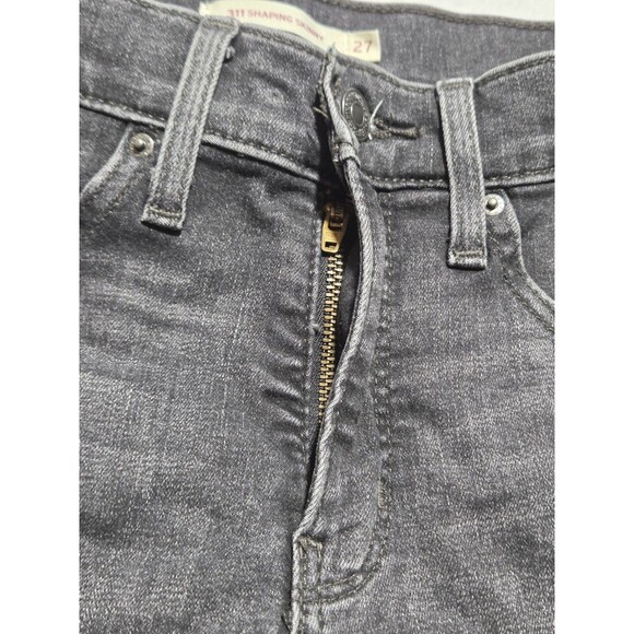 Levi’s Women's 311 Shaping Skinny Black Denim Jeans Size 27x30 Stretch - Picture 7 of 14
